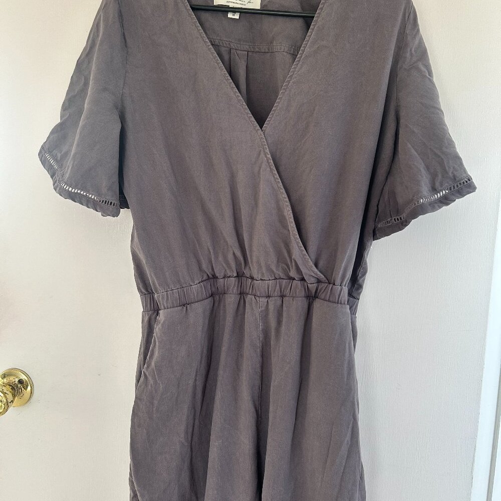 Cloth & Stone grey tencel jumpsuit M